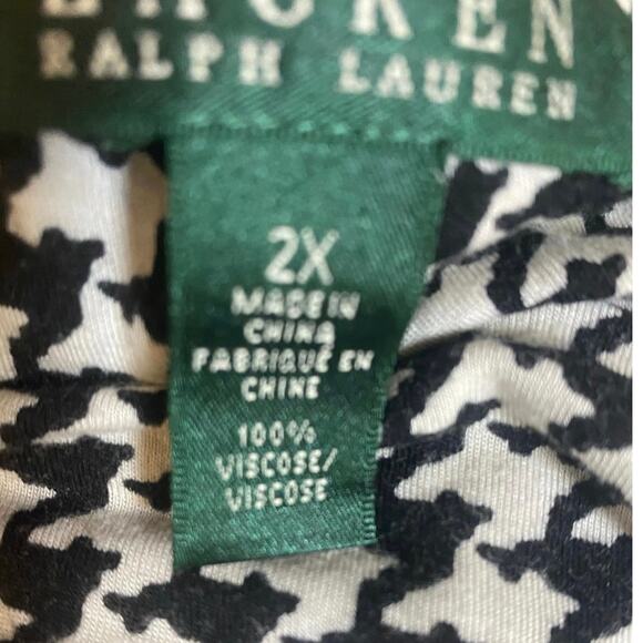 Lauren Ralph Lauren Houndstooth women’s top size 2X - Picture 5 of 5